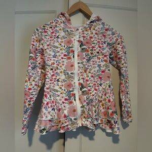 Play by Little Sleepers Floral Zip Up Bamboo Sweatshirt